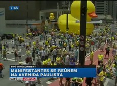 Manifestações pró-impeachment perdem força no país
