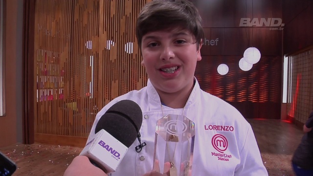 Oponente não é inimigo, diz campeão do MasterChef Júnior Oponente não é inimigo, diz campeão do MasterChef Júnior