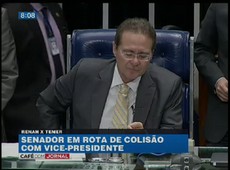 Renan Calheiros entra em conflito com vice-presidente da República