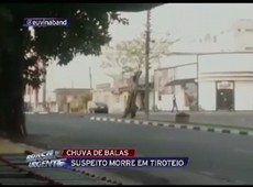 Suspeito morre em troca de tiros com a polícia