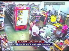 PM reage a assalto e mata bandido