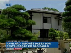 Pavilhão japonês volta a funcionar