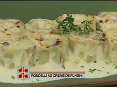 Rondelli com creme de funghi