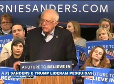Sanders e Trump lideram pesquisas nos EUA