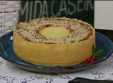 Quiche de ricota com cebola