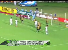 Vasco vence e segue 100% no Carioca