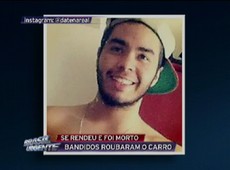 Bandidos roubam carro e matam menino de 20 anos mesmo sem reagir
