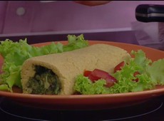 Rocambole de grão-de-bico