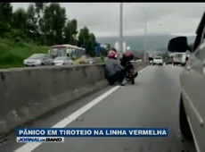 RJ: motoristas se assustam com troca de tiros entre policiais e bandidos