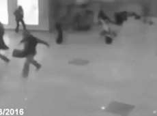 Vídeo mostra momento da explosão em aeroporto de Bruxelas