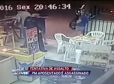 Policial aposentado é morto por ladrões em bar