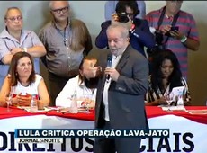 Lula pede para sindicalistas que Operação Lava Jato seja pressionada