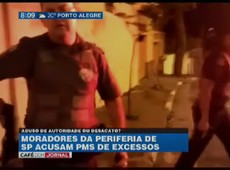 Polícia ameaça moradores que filmavam ação