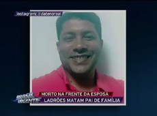 Homem é morto na frente da família