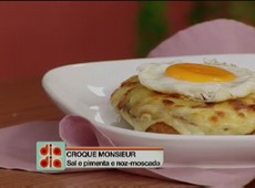 Croque monsieur e mademoiselle