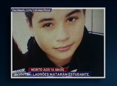 Ladrões matam estudante de 14 anos
