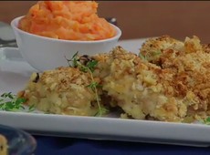 Frango crocante de parmesão