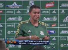 Dudu retorna ao Palmeiras após período afastado por lesão