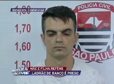Ladrão de banco é preso