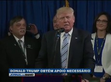 Donald Trump obtém apoio necessário para concorrer à presidência