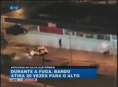 Bando atira 20 vezes para o ar após roubar caixa eletrônico na PB