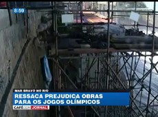 Ressaca prejudica obras da Olimpíada