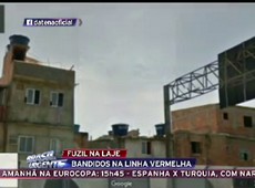 RJ: Criminosos usam laje na linha vermelha para atacar policiais