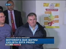 Motorista que matou ciclista no ABC é preso