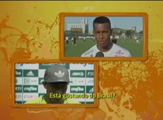 Copete e Mina trocam ideias no Band Esporte Clube