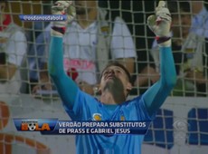 Verdão se prepara para substitutos de Prass e Gabriel Jesus