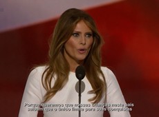 Mulher de Trump  acusada de plagiar discurso de Michelle Obama