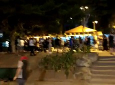Polcia usa bombas de efeito moral contra manifestantes no Rio