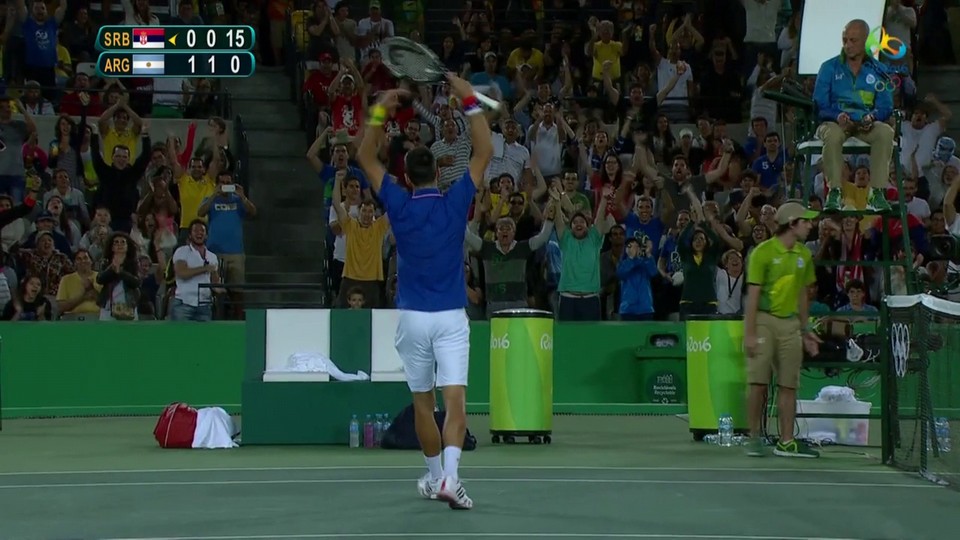 Rio-2016: Novak Djokovic perde para Juan Martin Del Potro