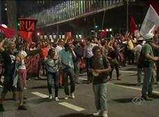 Manifestação contra Temer termina com fogo e confronto com policiais