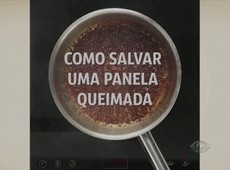 Como salvar uma panela queimada