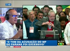 Ministério Público deu pólvora para vitimização de Lula, diz Boechat