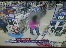 Farmácia é assaltada pela oitava vez