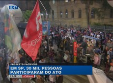 SP: 30 mil pessoas participam de passeata contra Temer