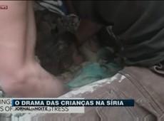 Continua o drama das crianças na Síria após bombardeios
