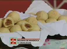 Bolinhos de mandioca com carne moída