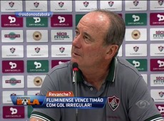Levir Culpi discute com jornalista em coletiva de imprensa