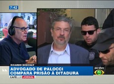 Boechat: prisão de Antonio Palocci não é ditatorial