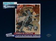 Ladrões roubam cemitério em SP
