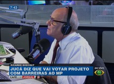 Ação de Romero Jucá demonstra imoralidade, diz Boechat