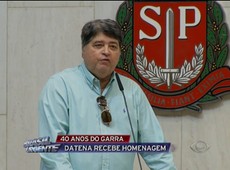 Datena é homenageado nos 40 anos do Garra