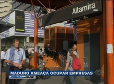Governo venezuelano ameaça tomar empresas em greve geral