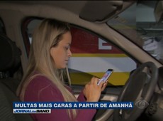 Preço das multas de trânsito dispara