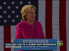 EUA: Hillary Clinton volta a subir nas pesquisas eleitorais