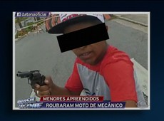 Menores que roubaram moto de mecânico são apreendidos