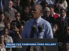 Obama tenta conseguir votos para Hillary